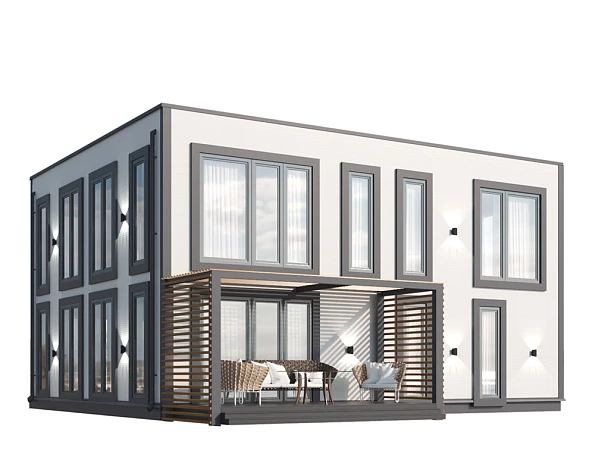 Интерьер Быстровозводимый дом LIGHT 236 БЕЛЫЙ